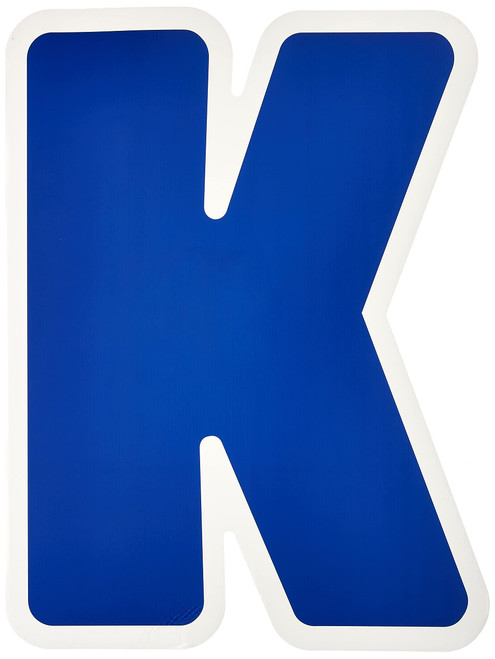 Amscan Yard Sign Letter K - 25' x 19' | Blue | 1 Pc.