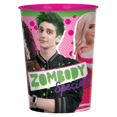 amscan Zombies 3 Plastic Party Favor Cup - 16 oz. | Pink | 1 Pc.
