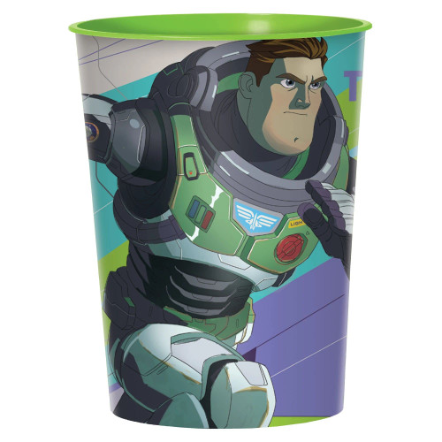 Amscan Lightyear Plastic Cup - 16 oz.| 1 Multicolor Kids Cup, Perfect Party Favor & Drinkware For Children's Birthday Party, Themed Party, Indoor & Outdoor Event & More