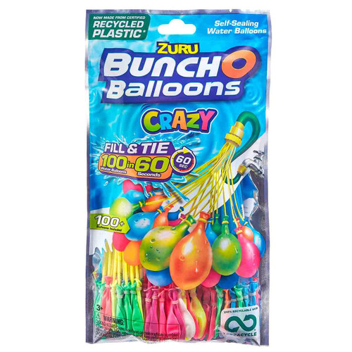 Zuru Bunch O Balloons Water Balloons Assorted Colors (Count 100+)