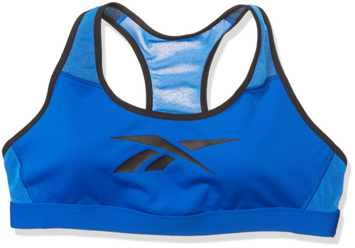 Reebok Studio Hero Racer Pad Bra, Humble Blue, 2XS Reebok Studio Hero Racer Pad Bra, Humble Blue, 2XS