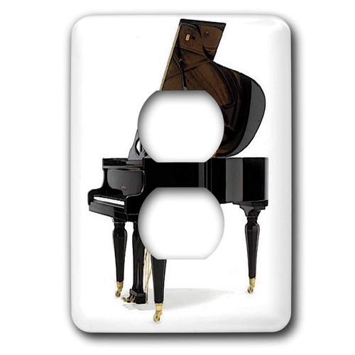 3dRose lsp_4100_6 Grand Piano 2 Plug Outlet Cover