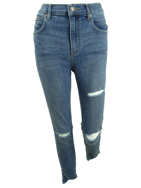 Free People Sunny Mid-Rise Skinny Blue 24 27