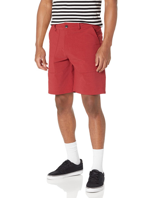 Oakley Men's Standard B1B Hybrid Short, Iron Red Heather, 38