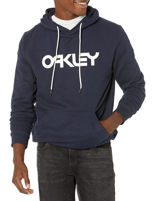 Oakley Men's B1B Pullover Hoodie 2.0, Fathom/White, Medium