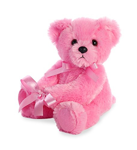 Aurora World Plush Vase Hugger Jellybean Bear, Pink
