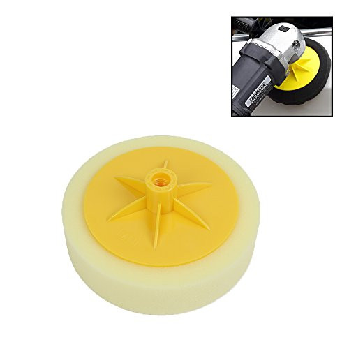 KOOYAOO 5-1/2" Correction Polishing Pad Foam Buffing Pads for Car and Boat Polishing?Waxing?Sealing?Glaze- 5.5 in Yellow Coarse Foam