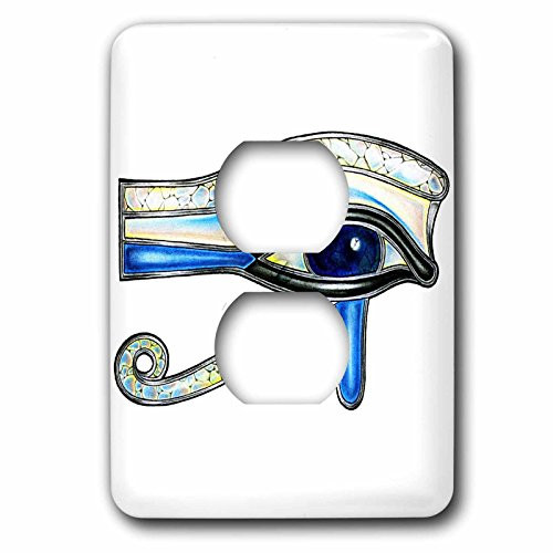 3dRose lsp_167472_6 Opalite Eye of Ra Egyptian Pagan Art Light Switch Cover 3dRose lsp_167472_6 Opalite Eye of Ra Egyptian Pagan Art Light Switch Cover