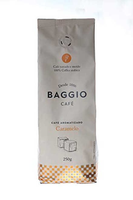 Baggio Coffee - Caramel, Flavored Ground Coffe, Medium Roast, Fresh Roasted Brazilian Gourmet Coffee, 8.8oz
(1) Baggio Coffee - Caramel, Flavored Ground Coffe, Medium Roast, Fresh Roasted Brazilian Gourmet Coffee, 8.8oz
(1)