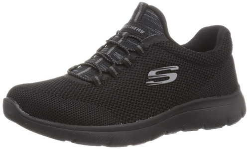 Skechers Women's Athleisure Sneaker, Black/Black, 10 US medium