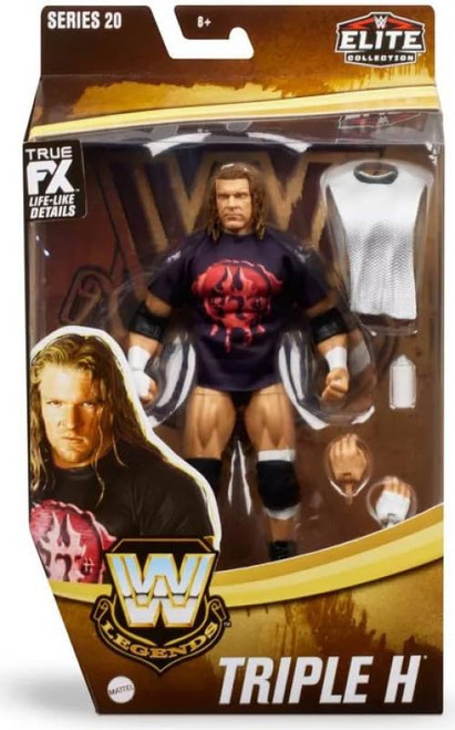 WWE Elite Collection Triple H Wrestling Action Figure Legends Mattel Series 20