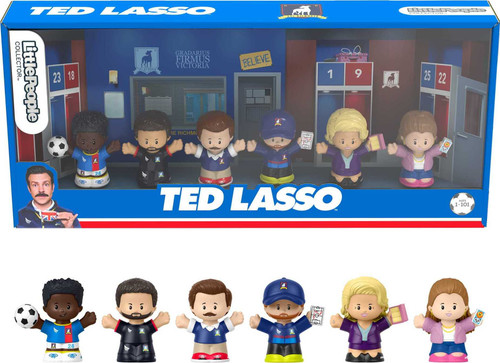 Little People Collector Ted Lasso Special Edition Set In Display Gift Box For Adults & Fans, 6 Figures
