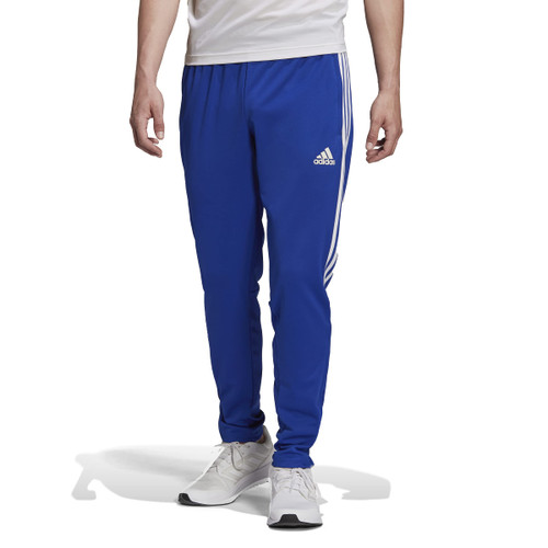 adidas Men's Aeroready Sereno Slim Tapered-Cut 3-stripes Pants, Team Royal Blue, Large