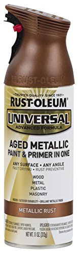 Rust-Oleum 285072 Universal All Surface Spray Paint, 11 oz, Aged Metallic Rust
