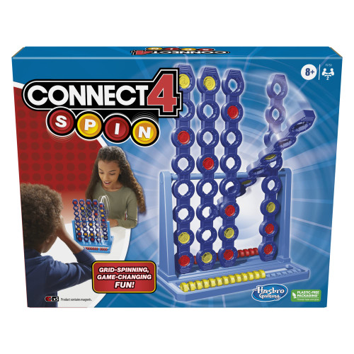 Hasbro Gaming Connect 4 Spin Game,Features Spinning Connect 4 Grid,2 Player Board Games for Family and Kids,Strategy,Ages 8 and Up Hasbro Gaming Connect 4 Spin Game,Features Spinning Connect 4 Grid,2 Player Board Games for Family and Kids,Strategy,Ages 8 and Up