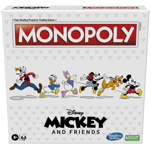 Hasbro Gaming Monopoly: Disney Mickey and Friends Edition Board Game, Ages 8+ Hasbro Gaming Monopoly: Disney Mickey and Friends Edition Board Game, Ages 8+