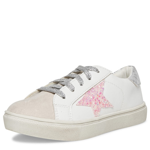 Steve Madden Girls Shoes Girls Rezume Sneaker, White Multi, 1 Little Kid