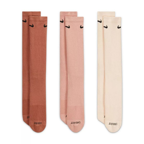 Nike Men`s Everyday Plus Cotton Cushioned Training Crew Socks 3 Pack (Multi(SX6888-914)/B, Medium)