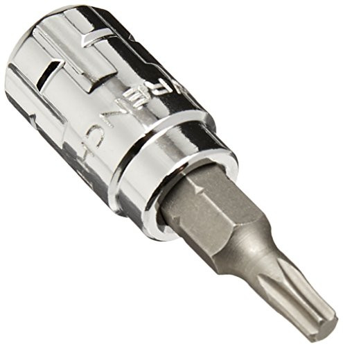 GearWrench 89010 1/4" Drive Pass Thru Torx Bit Socket T20, Black