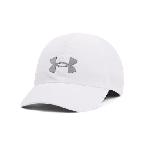 Under Armour Women's Shadow Run Adjustible Hat , White (100)/Reflective , One Size Fits Most