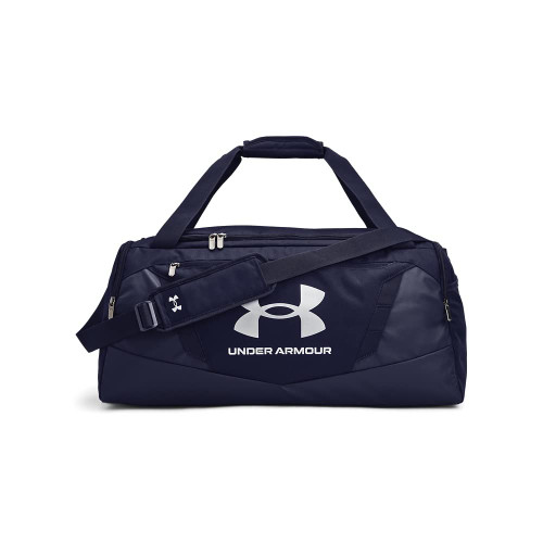 Under Armour Adult Undeniable 5.0 Duffle , Midnight Navy (410)/Metallic Silver , Medium