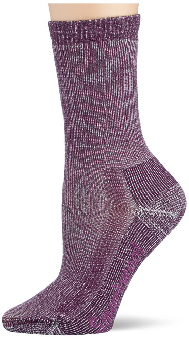 Smartwool Women's Hike Classic Edition Full Cushion Crew Socks, Bordeaux, Large