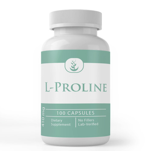 Pure Original Ingredients L-Proline, (100 Capsules) Always Pure, No Additives Or Fillers, Lab Verified Pure Original Ingredients L-Proline, (100 Capsules) Always Pure, No Additives Or Fillers, Lab Verified