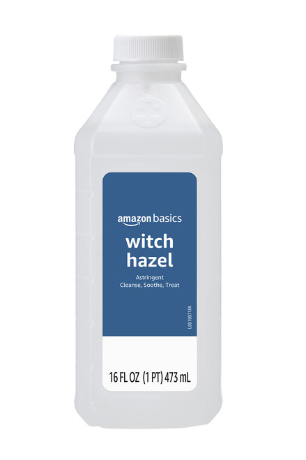 Amazon Basics Witch Hazel USP Astringent, Unscented, 16 Fluid Ounces (Previously Solimo) Amazon Basics Witch Hazel USP Astringent, Unscented, 16 Fluid Ounces (Previously Solimo)