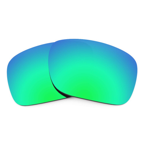 Revant Replacement Lenses Compatible With Oakley Holbrook XS, Non-Polarized, Emerald Green MirrorShield