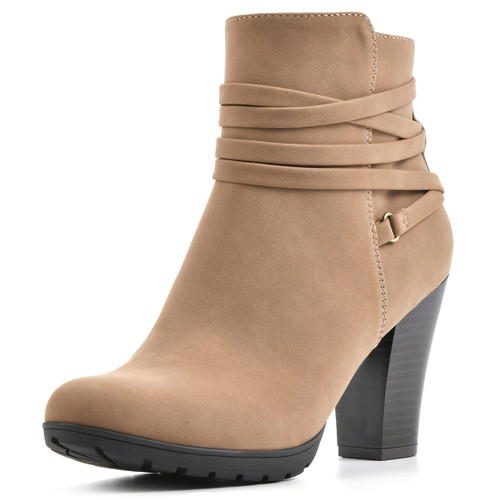 WHITE WOUNTAIN Shoes Women's Spade Boot, Chestnut//Sueded/Smooth, 10 W