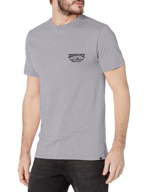 Quiksilver Men's Quik Lock Up Mod Tee, Medium Grey Heather, XX-Large