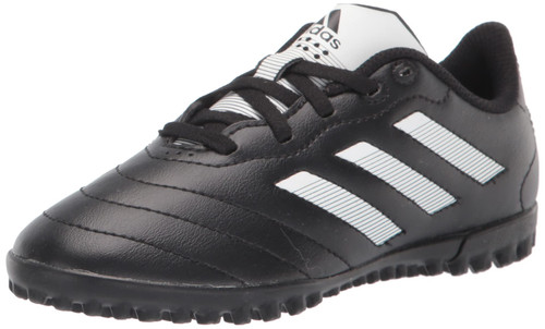 adidas Goletto VIII Turf Soccer Shoe, Black/White/Red, 1 US Unisex Little Kid