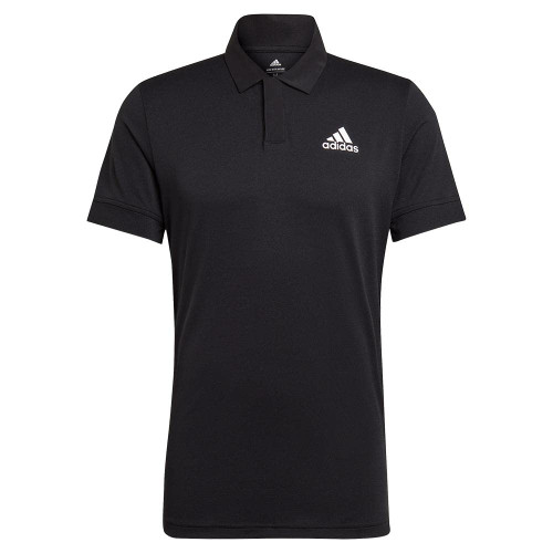 adidas Men's Tennis New York Freelift Polo Shirt, Black, Small
