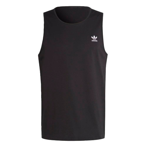 adidas Originals Men's Trefoil Essentials Tank Top, Black, Large