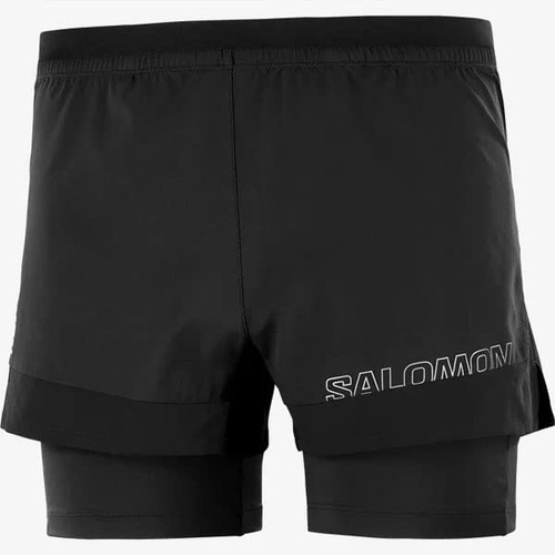 Salomon Men's Standard Cross 2IN1, DEEP Black