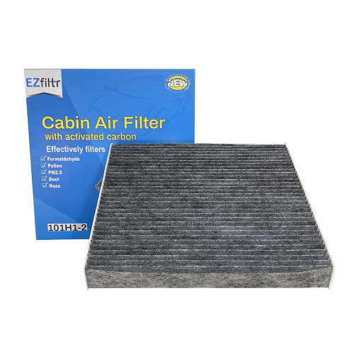 EZfiltr (CF10134, CP134) Cabin Air Filter with Activated Carbon for Acura CSX/ILX/MDX/RDX/RL/RLX/TL/TLX/TSX/ZDX, and Honda Accord/Accord Crosstour/Civic/Crosstour/CR-V/Odyssey/Passport/Pilot/Ridgeline