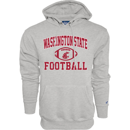 Blue 84 Men's Washington State Cougars Hoodie Gray Football, Grey, Medium