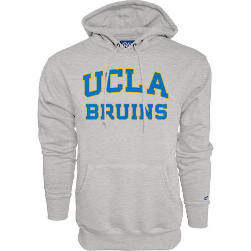 Blue 84 Men's UCLA Bruins Hoodie Arched Grey, Grey, XX-Large