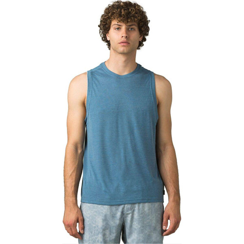 prAna Men's Standard Prospect Heights Tank, Admiral Blue, X-Large