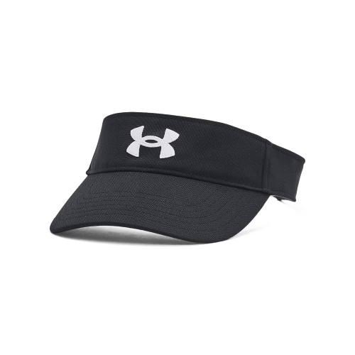 Under Armour Women's Standard Blitzing Visor, (001) Black / / White, One Size Fits Most