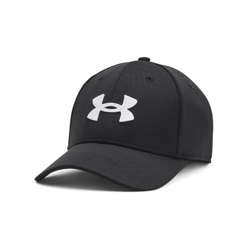 Under Armour Men's Standard Blitzing Cap Stretch Fit, (001) Black / / White, Large/X-Large