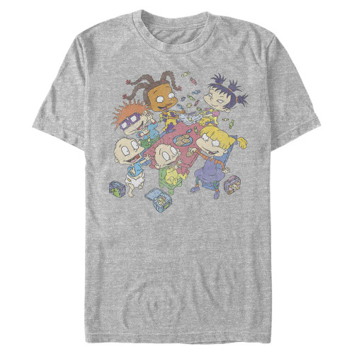 Nickelodeon Men's Big & Tall Rugrats Sweets, Athletic Heather, X-Large Tall