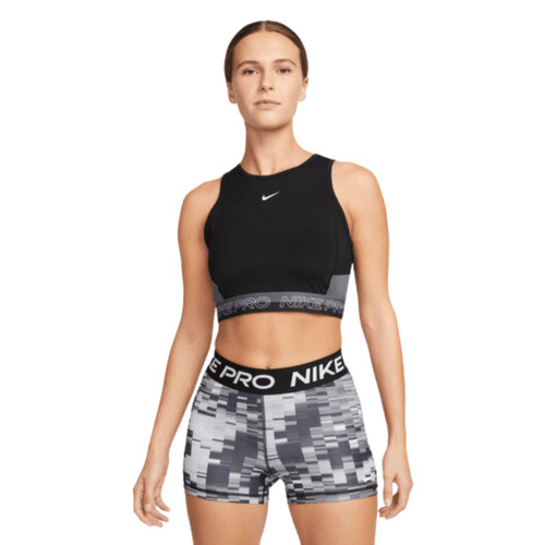 Nike Pro Dri-FIT Women's Cropped Training Tank (as1, Alpha, l, Regular, Regular)
