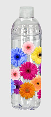 Spoontiques Flowers Acrylic Water Bottle, Multicolor