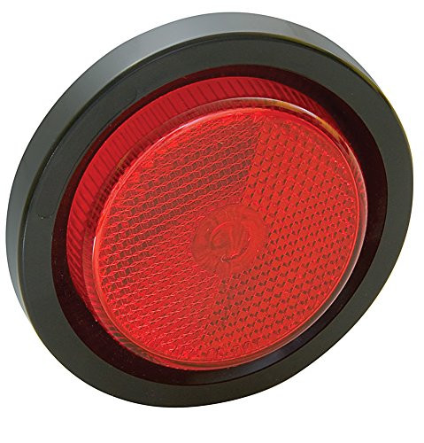 Reese Towpower 86043 Red Amber 2.5" Round Sealed Marker and Clearance Light with Reflector