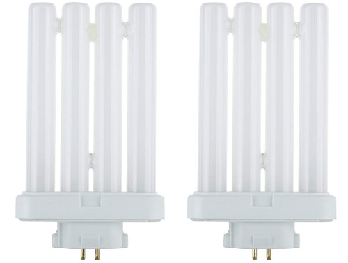 STERL LIGHTING 2 Bulbs FML27/65 FML 27 Watt Quad Tube Compact Fluorescent Light Bulbs, 6500K Color Temperature, 4-pin GX10q-4 Base