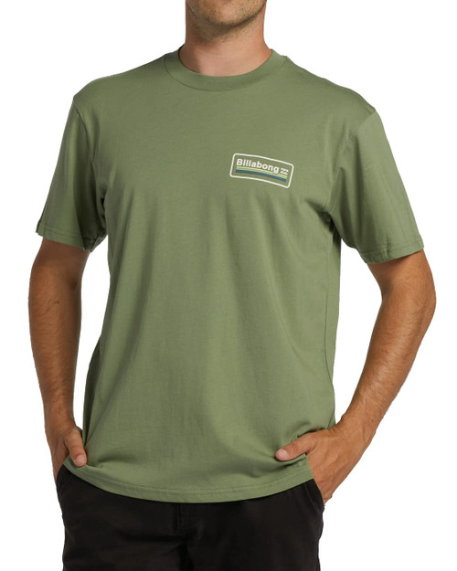 Billabong Walled Short Sleeve Tee Sage 2XL