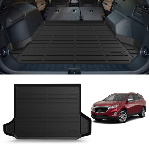 Trunk Mat for Chevrolet Equinox, MERXENG Car Trunk Protector All-Weather Rear Cargo Mat Protective Floor Mat for 2018-2023 Equinox / 2018-2023 GMC Terrain