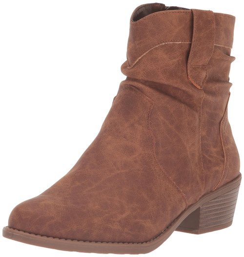 Easy Street Women's Jae Boots, Tan, 9 X-Wide