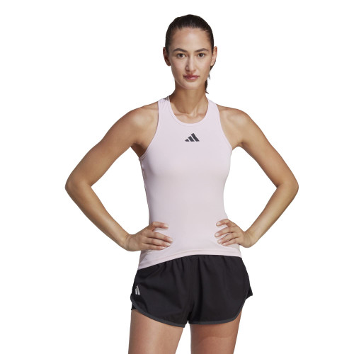 adidas Women's Club Tennis Tank, Clear Pink, Medium adidas Women's Club Tennis Tank, Clear Pink, Medium